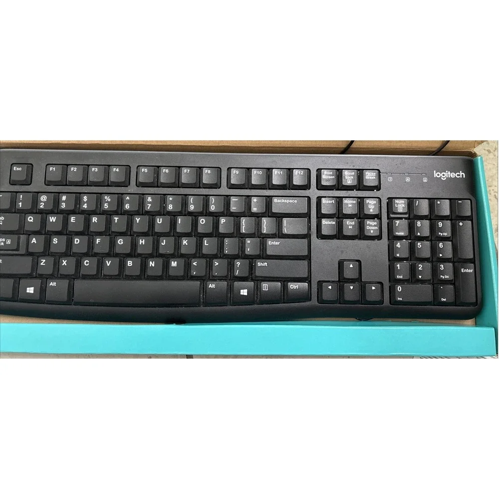 Logitech - K120‎ Full-size Wired Membrane Keyboard for PC